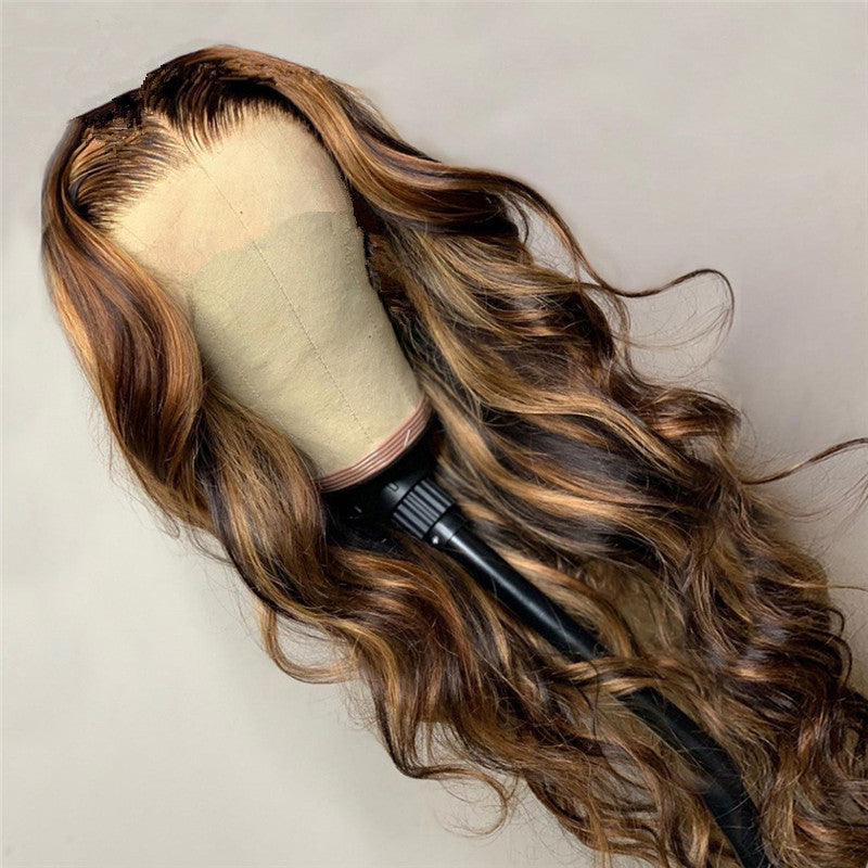 Highlight Blonde Body Wave Wig Human Hair