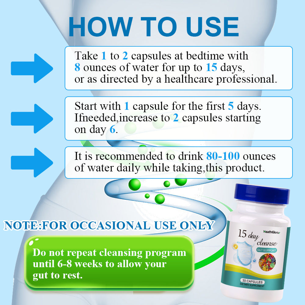 15 Day Cleanse Gut and Colon Support