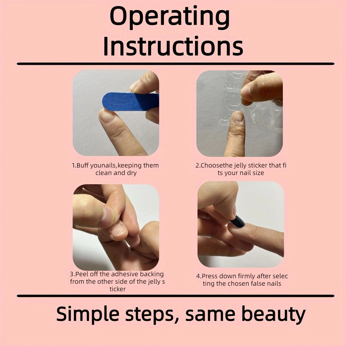 Duckbill Short Fake Nails